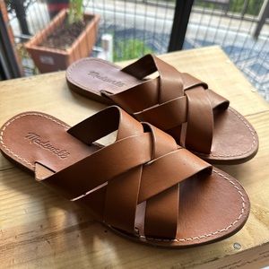 Madewell leather woven sandals size 7.5US